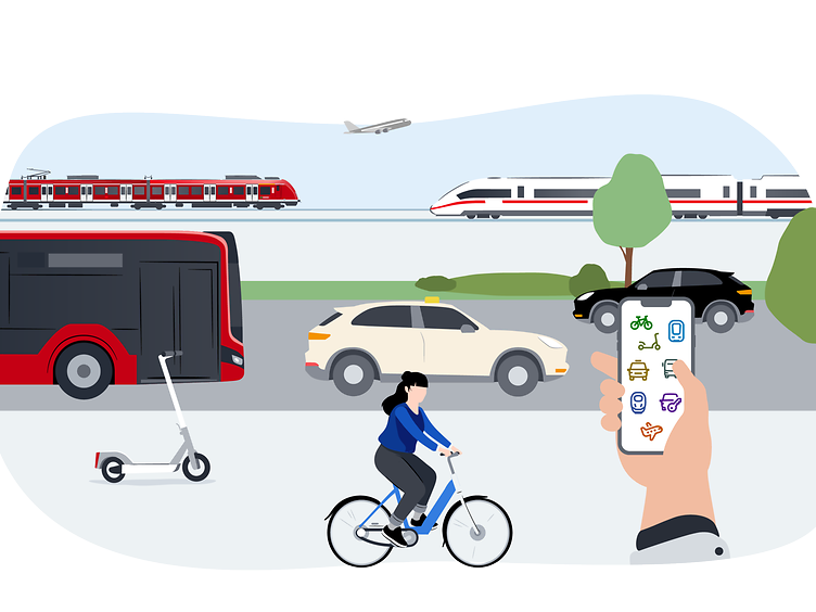 Symbolbild Mobilität in der Stadt